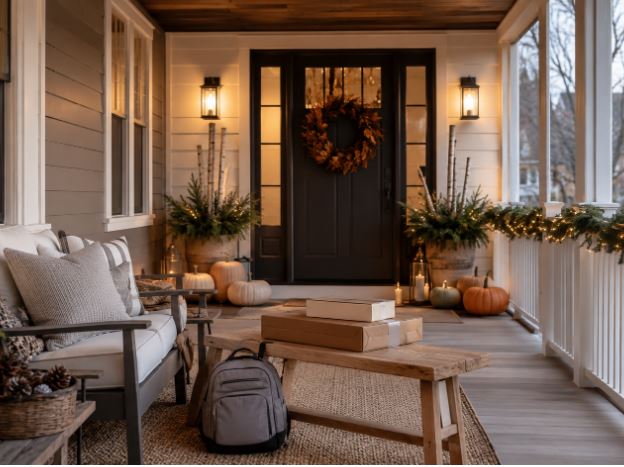 How to Make Your Front Porch Work From Back-to-School Season Through Winter